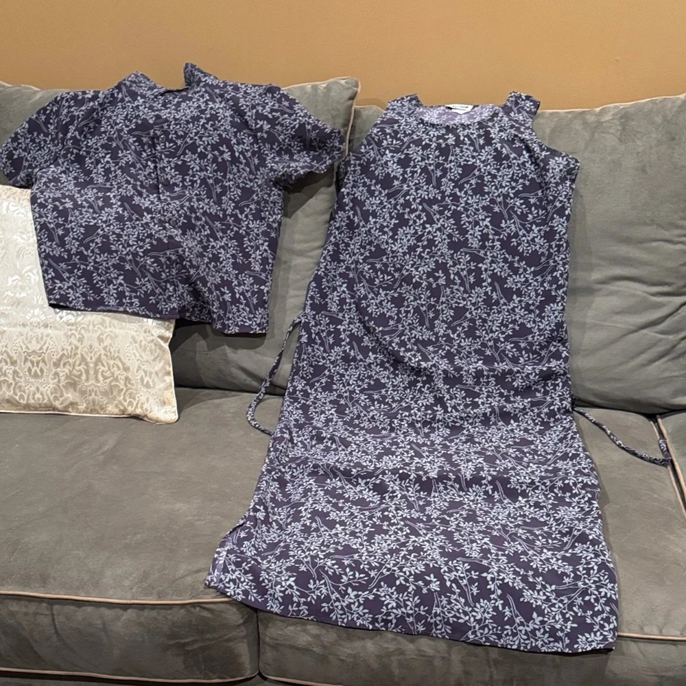🌸Women’s Elegant Floral two piece Maxi Dress - Picture 3 of 9